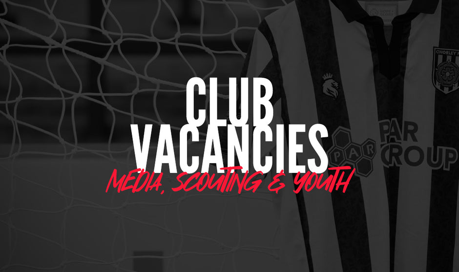 Club Vacancies | Media, Scouting & Youth