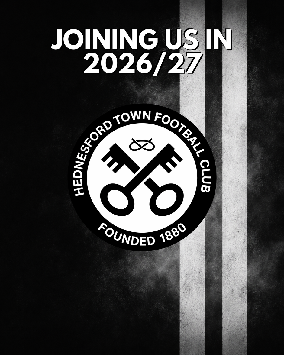 Joining us for 2026/27: Hednesford Town