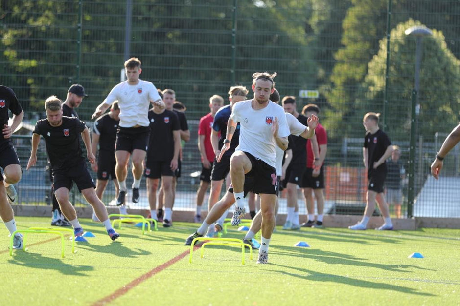 Back in training