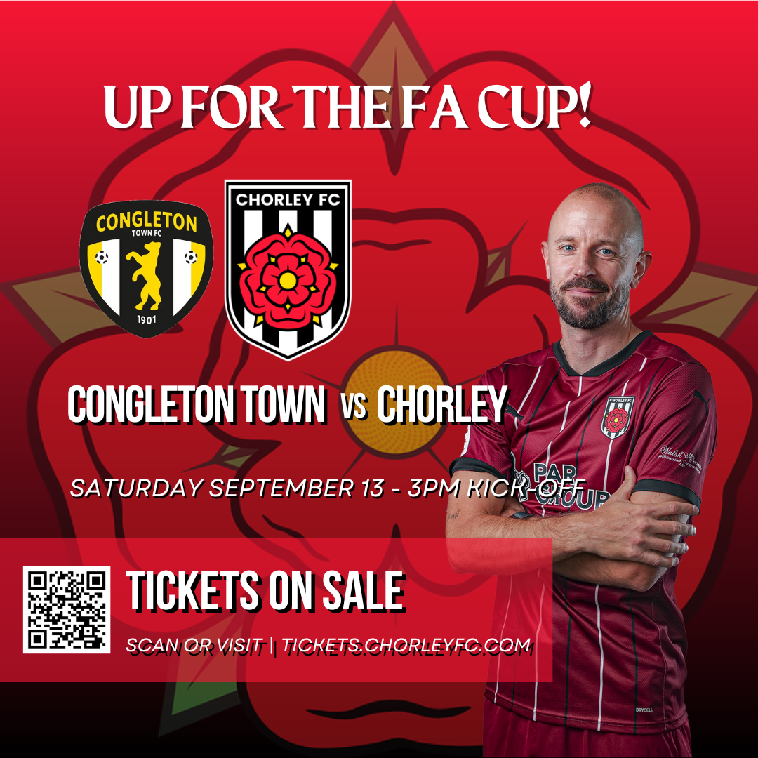 Congleton Town FA Cup tickets on sale now!