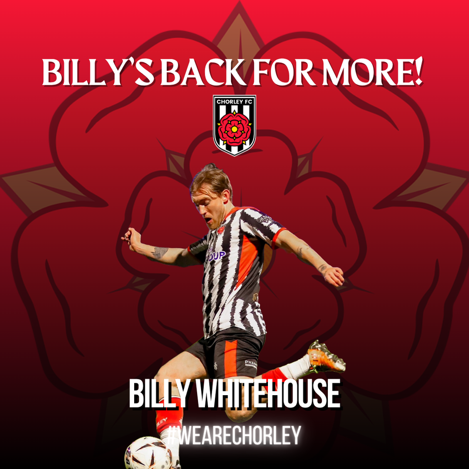 Whitehouse returns for 2025/26!