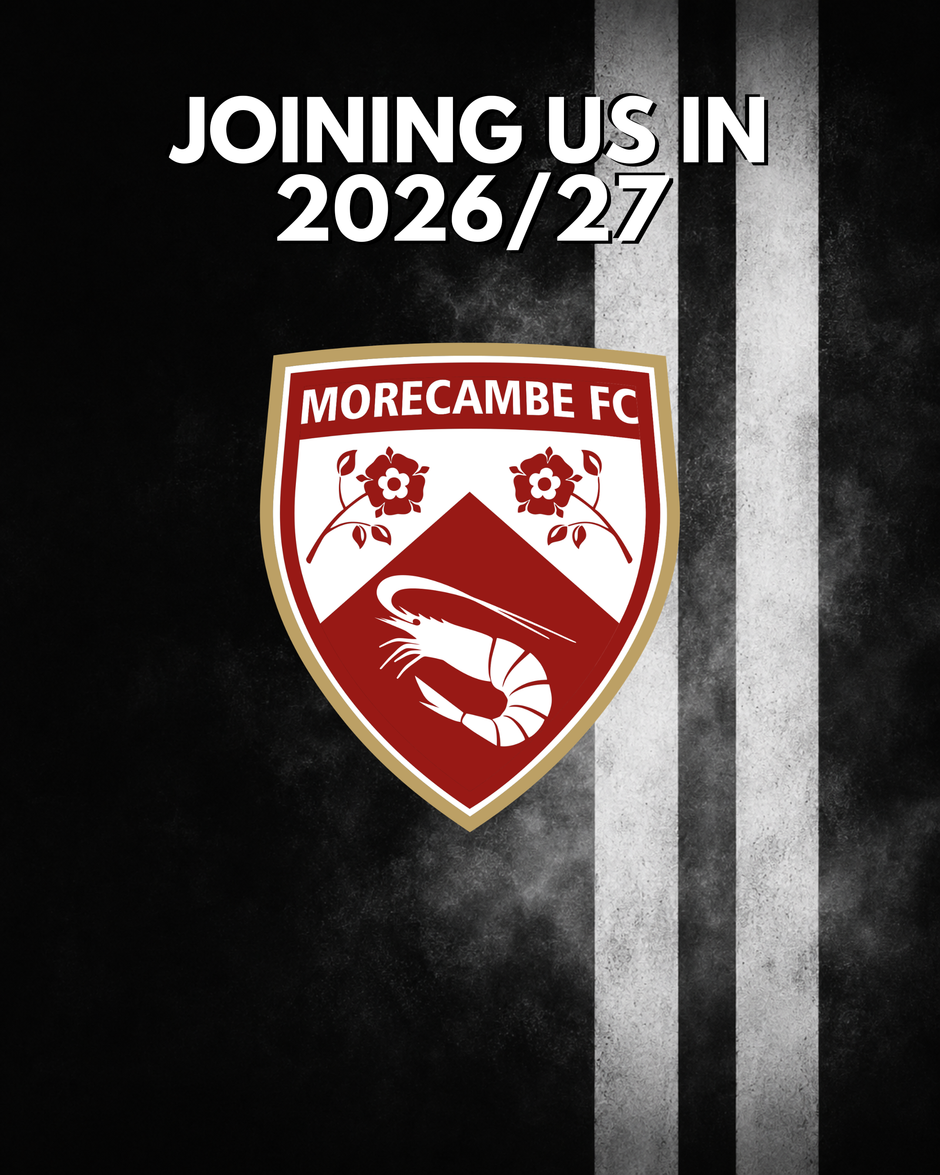 Joining us for 2026/27: Morecambe