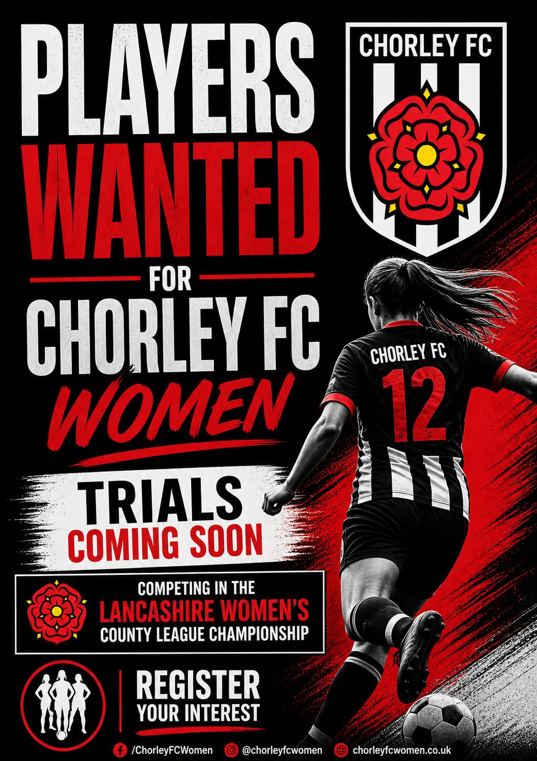 Opportunities Coming Soon with Chorley FC Women!