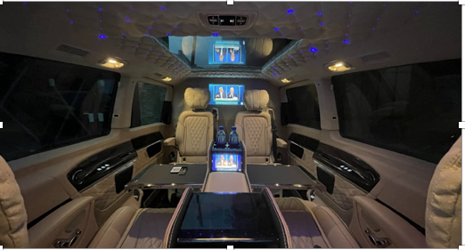LUXURY VIP TRANSFER OR NIGHT IN (6 HRS) V CLASS JET CLASS WITH DRIVER 4 PEOPLE RRP £699
