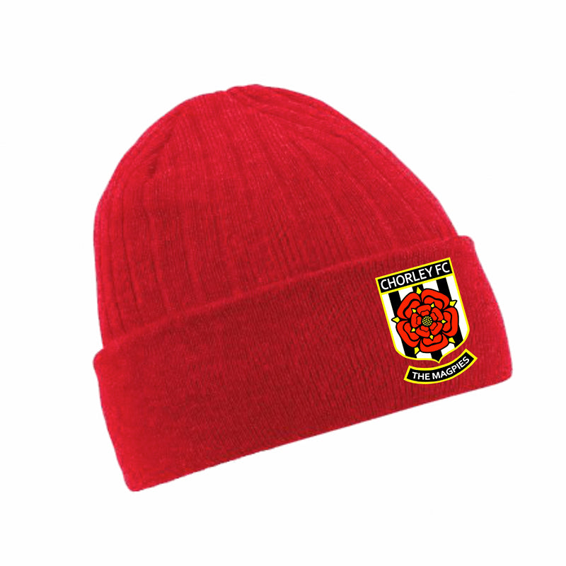 Chorley Red Beanie Hat