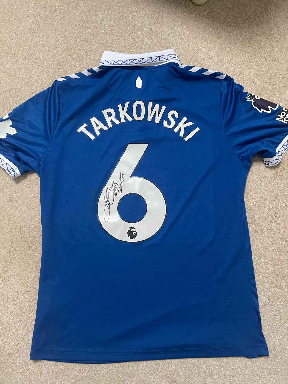 Tawkowski signed Everton shirt 2023-24
